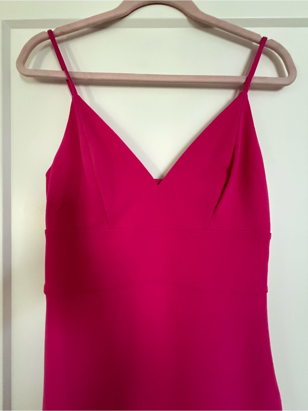 Express Hot Pink V-Neck Spaghetti Strap Camisole